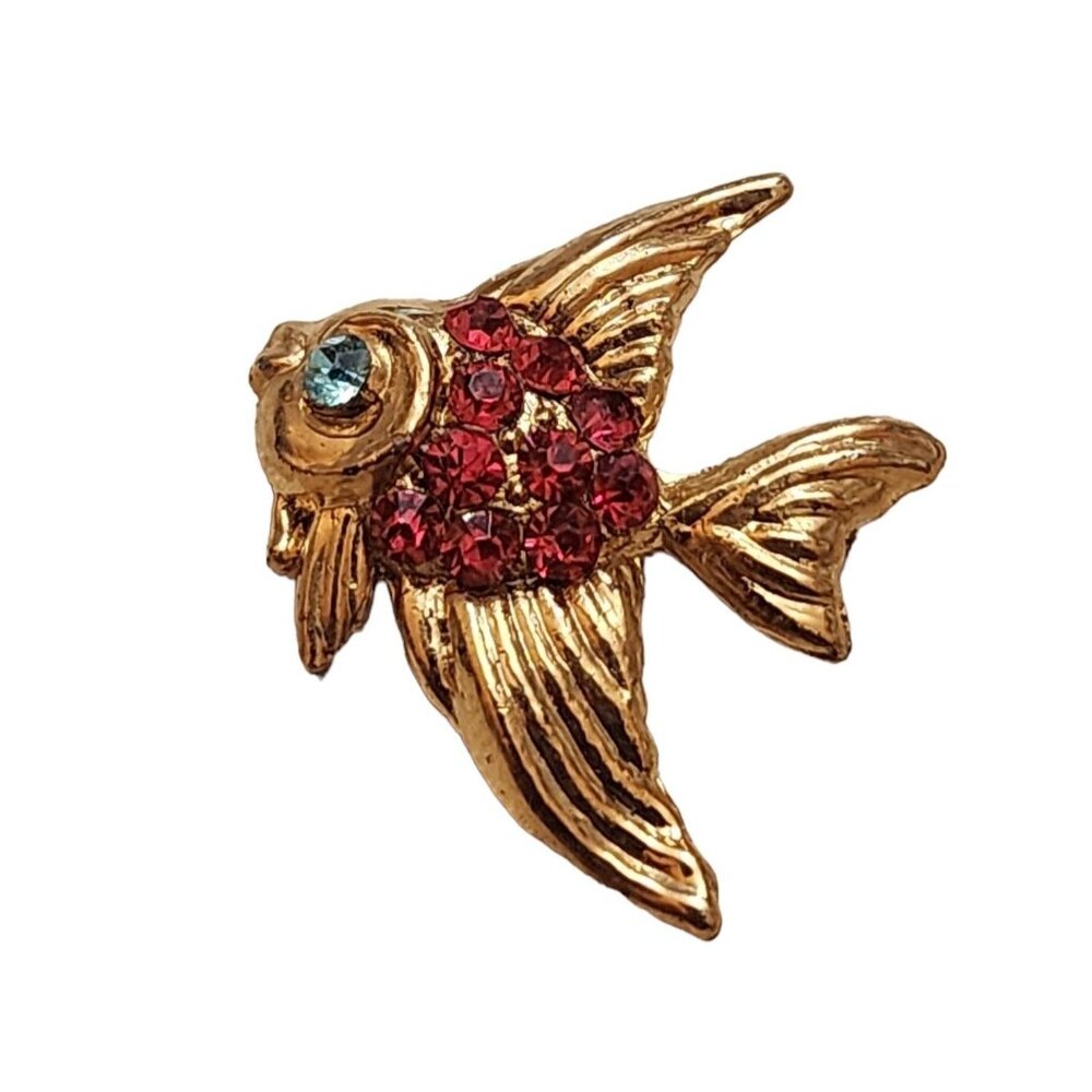 Vintage NOS Coro Fish Pin on Original Card (A2291)